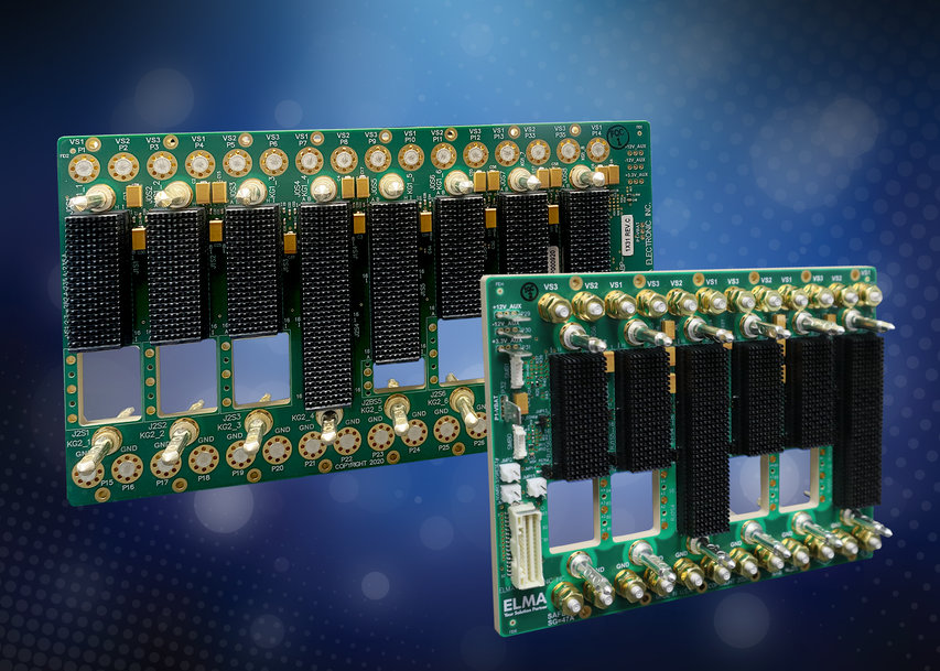 Latest SOSA Aligned Backplanes from Elma Feature 6 or 8 Slots, Each with 25 GB Throughput